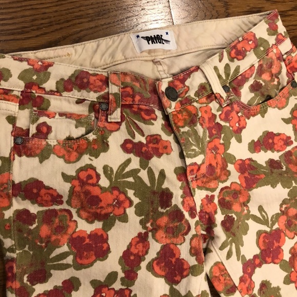 Paige Floral Skyline Ankle Peg. 25 - Picture 6 of 16